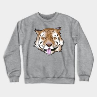 Happy Tiger Crewneck Sweatshirt